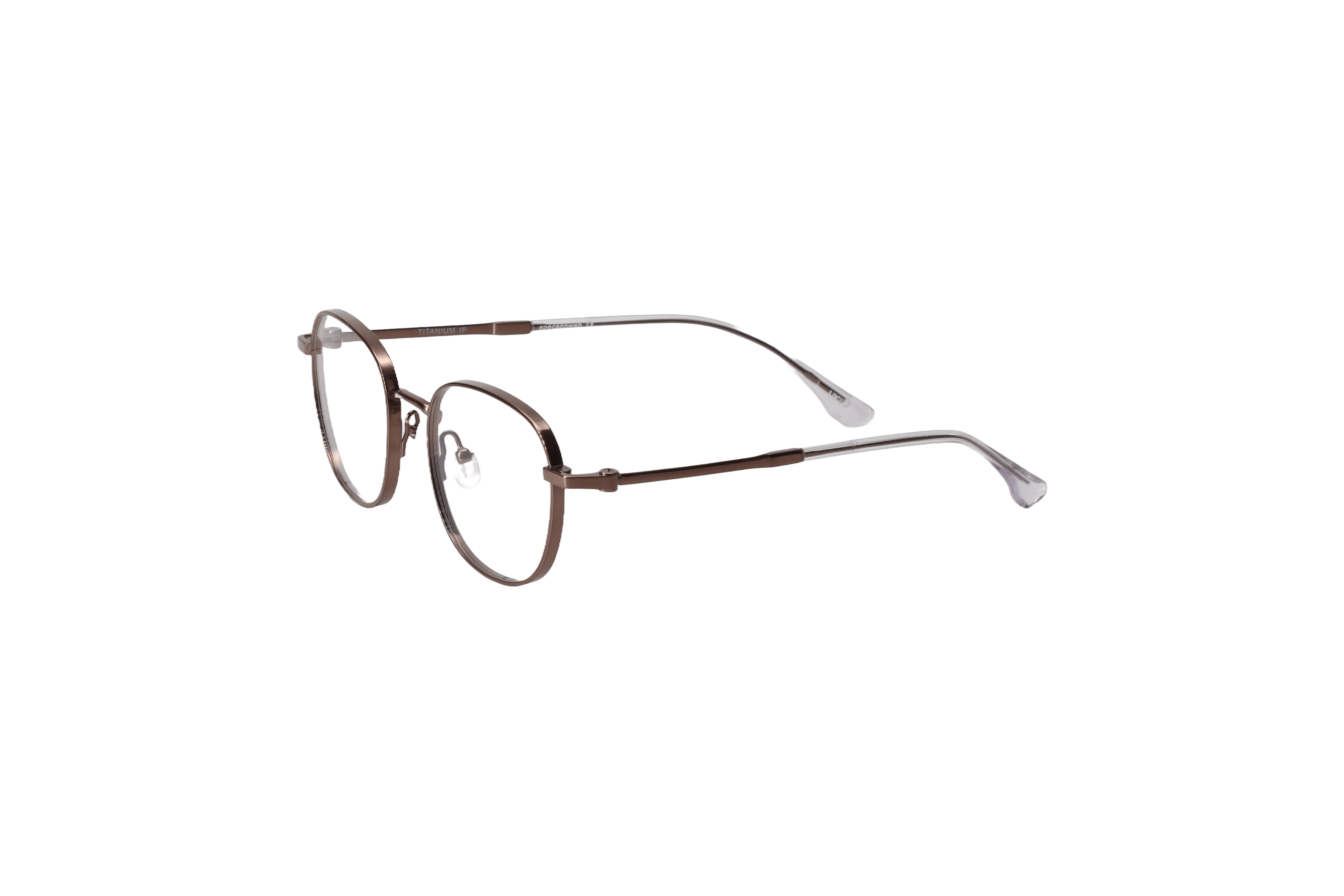 Bronze Titan Specsonweb Truro Titanium Optical glasses. 