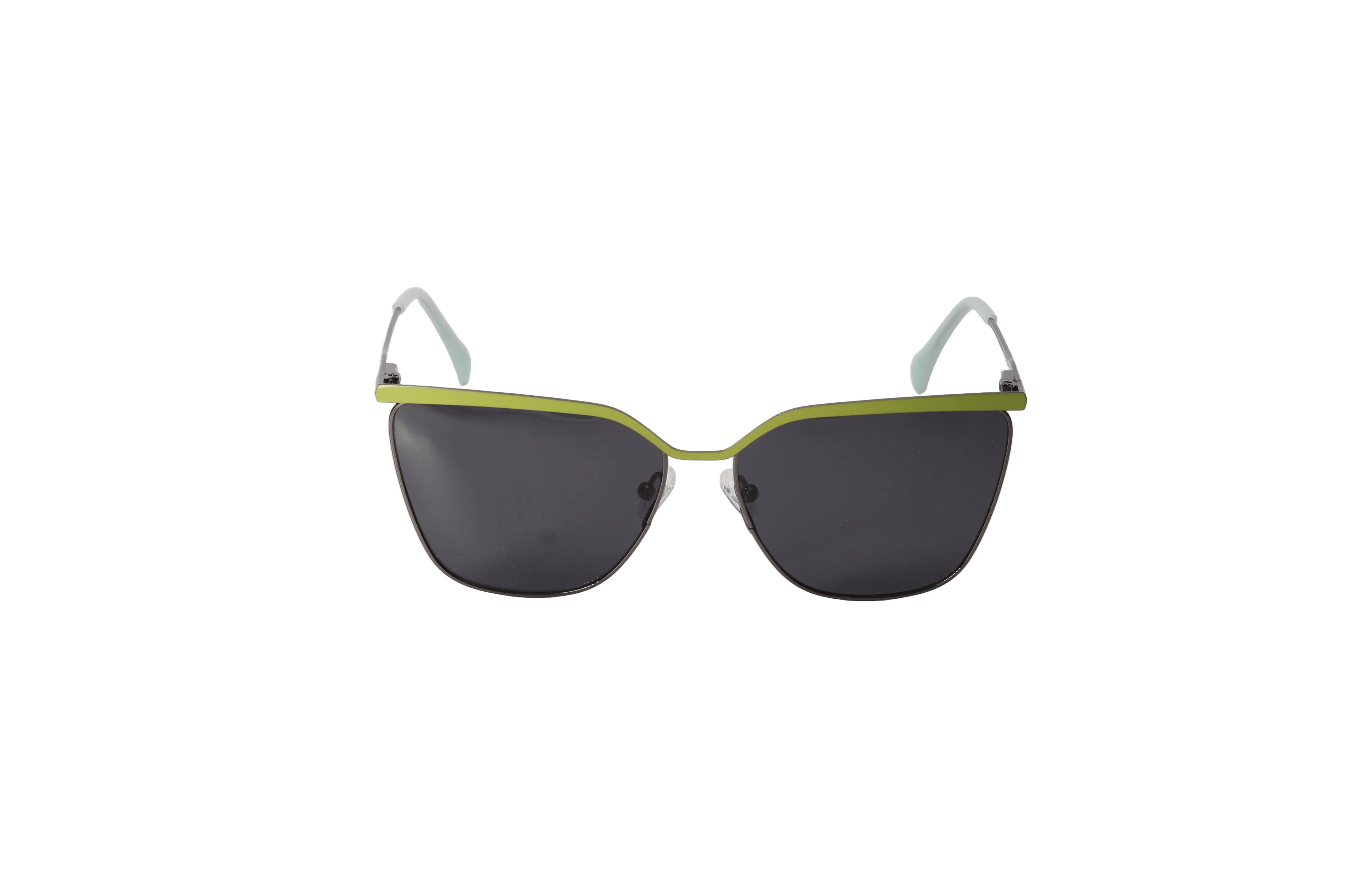 Cut 2 green Specsonweb Suffolk Sunglasses. 