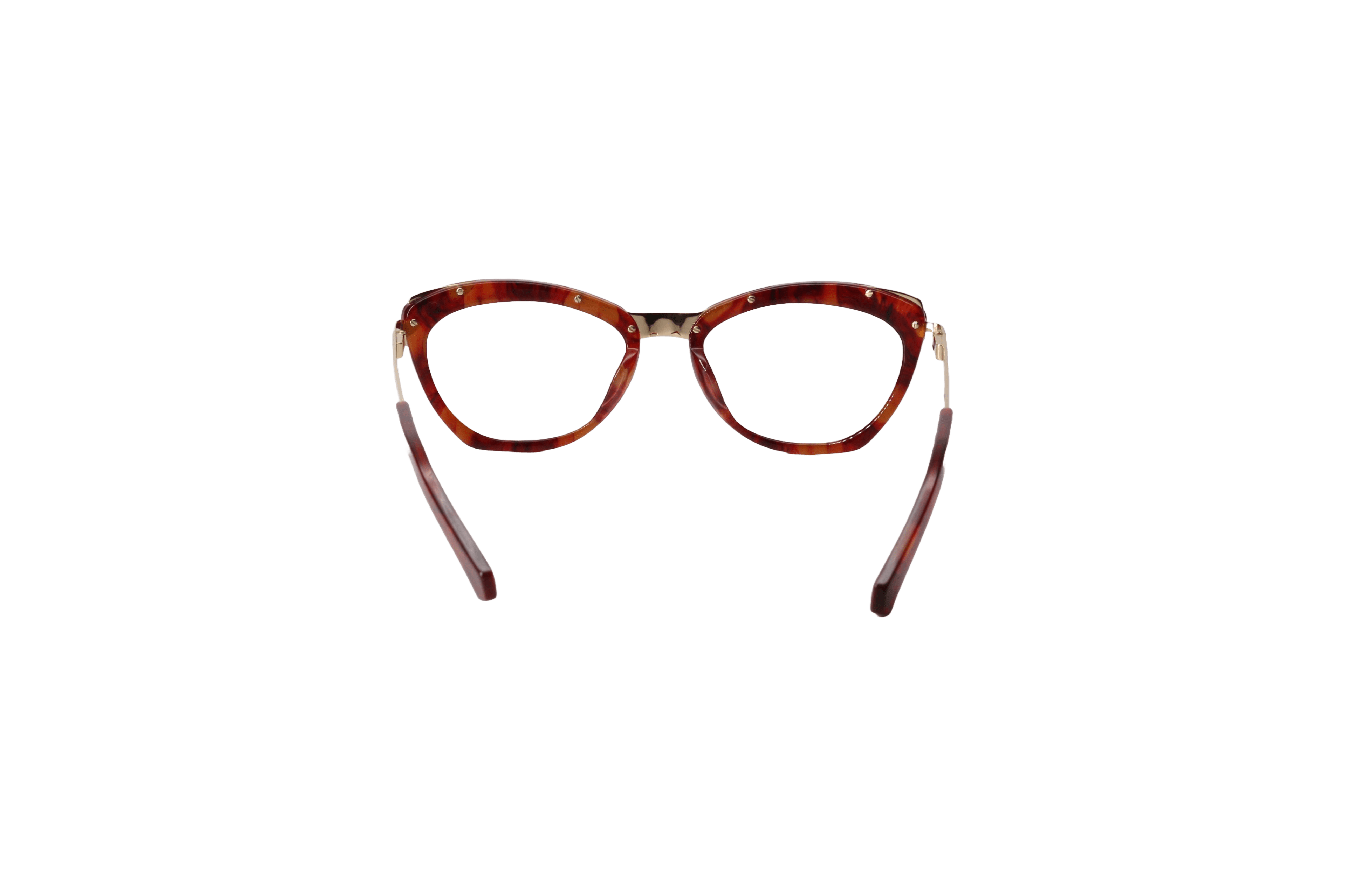 Hardy Amies Abbey red marble optical glasses.