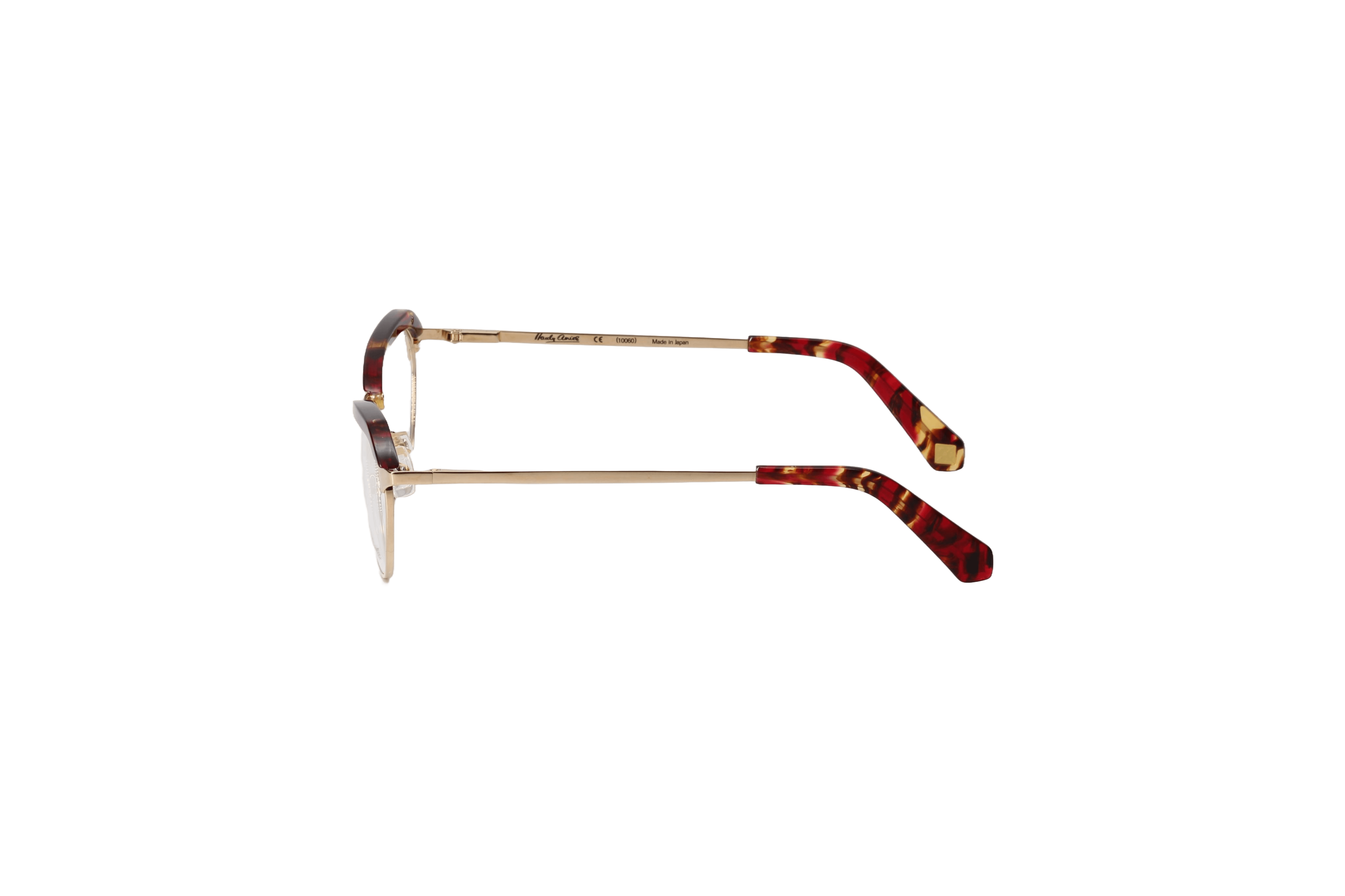 Hardy Amies Alma-red murano vintage eye glasses. 