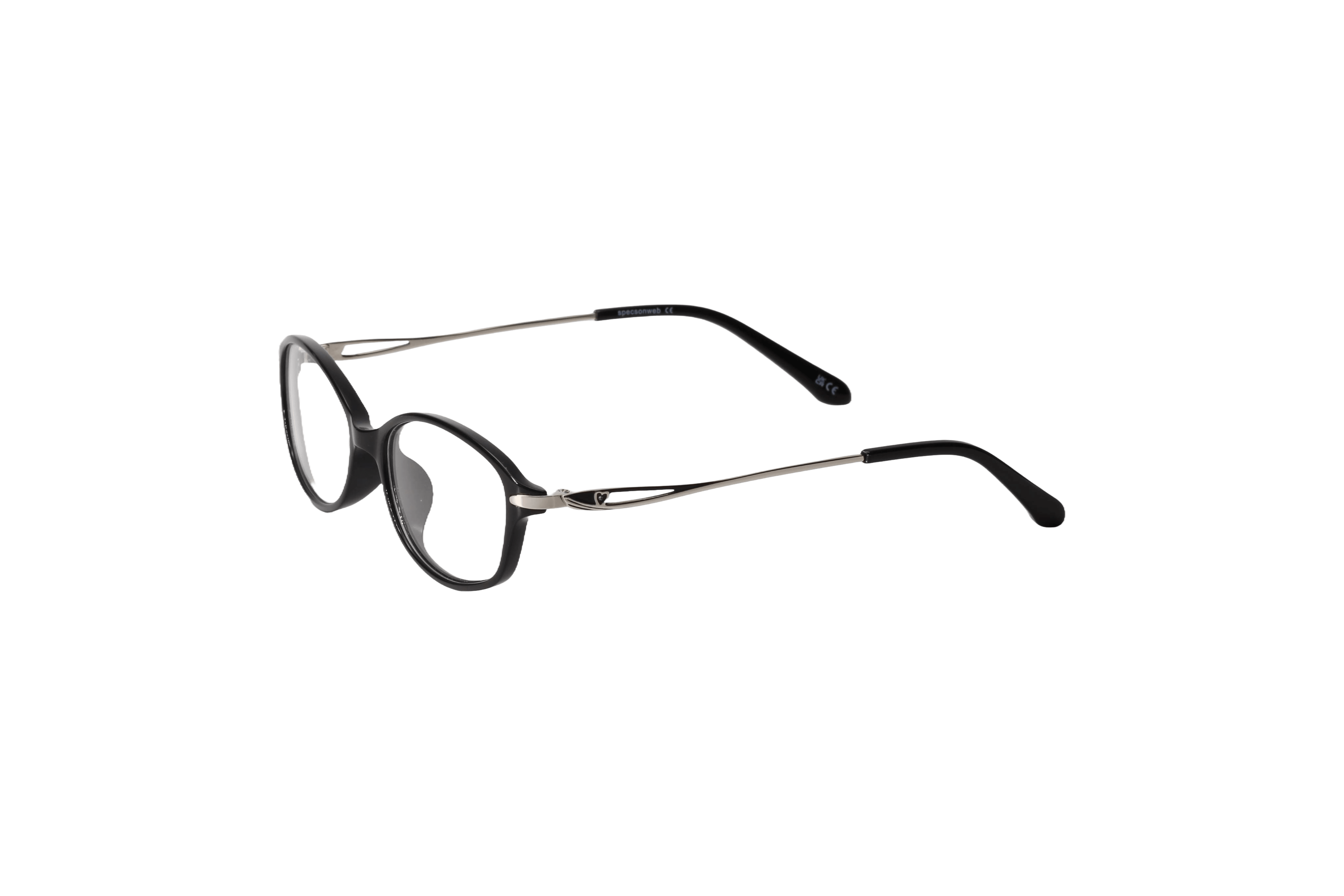 Silver Black Specsonweb Bristol Optical glasses. 