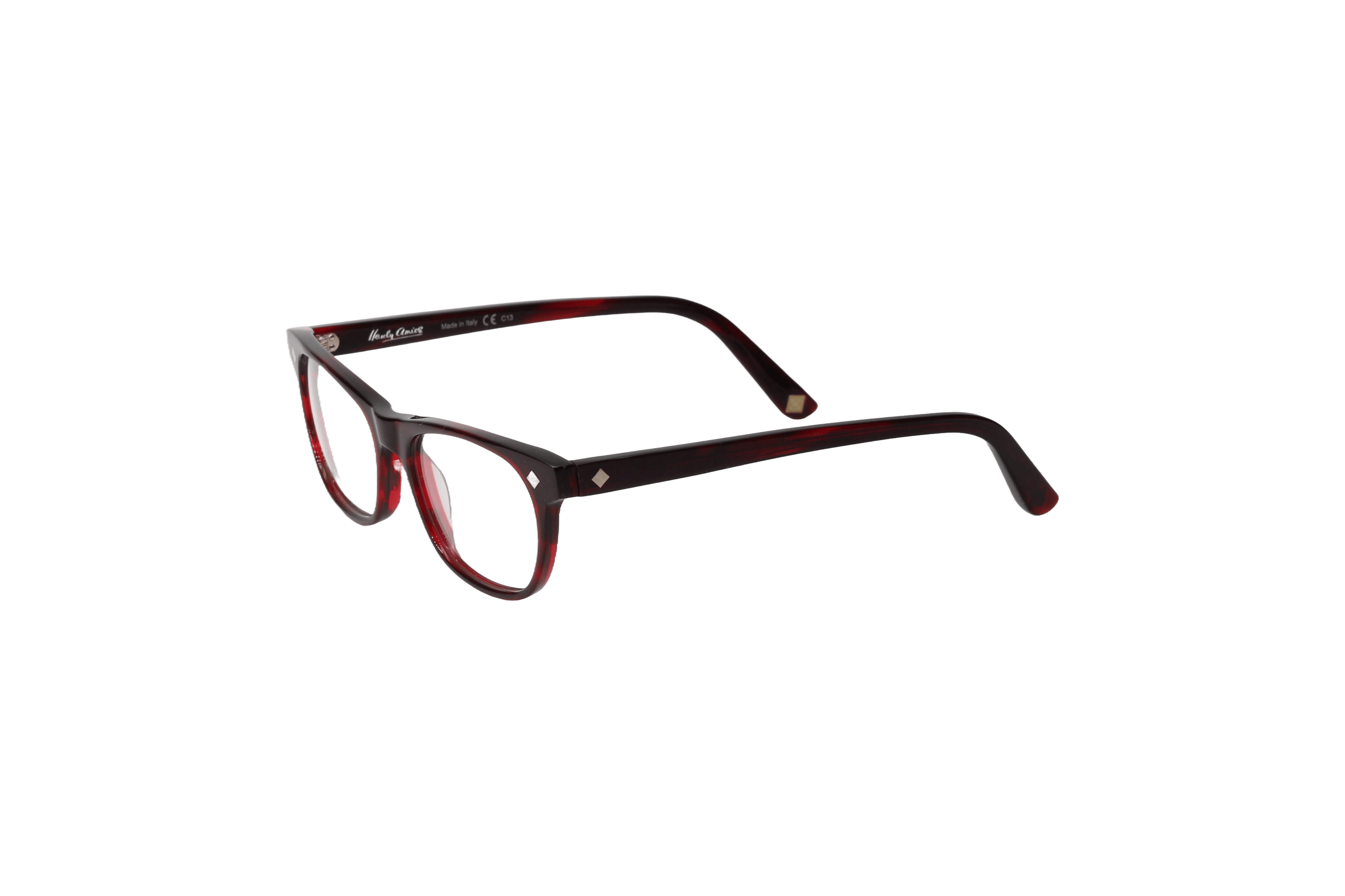 Hardy Amies Anne - Port Hand made acetate eyewear. 