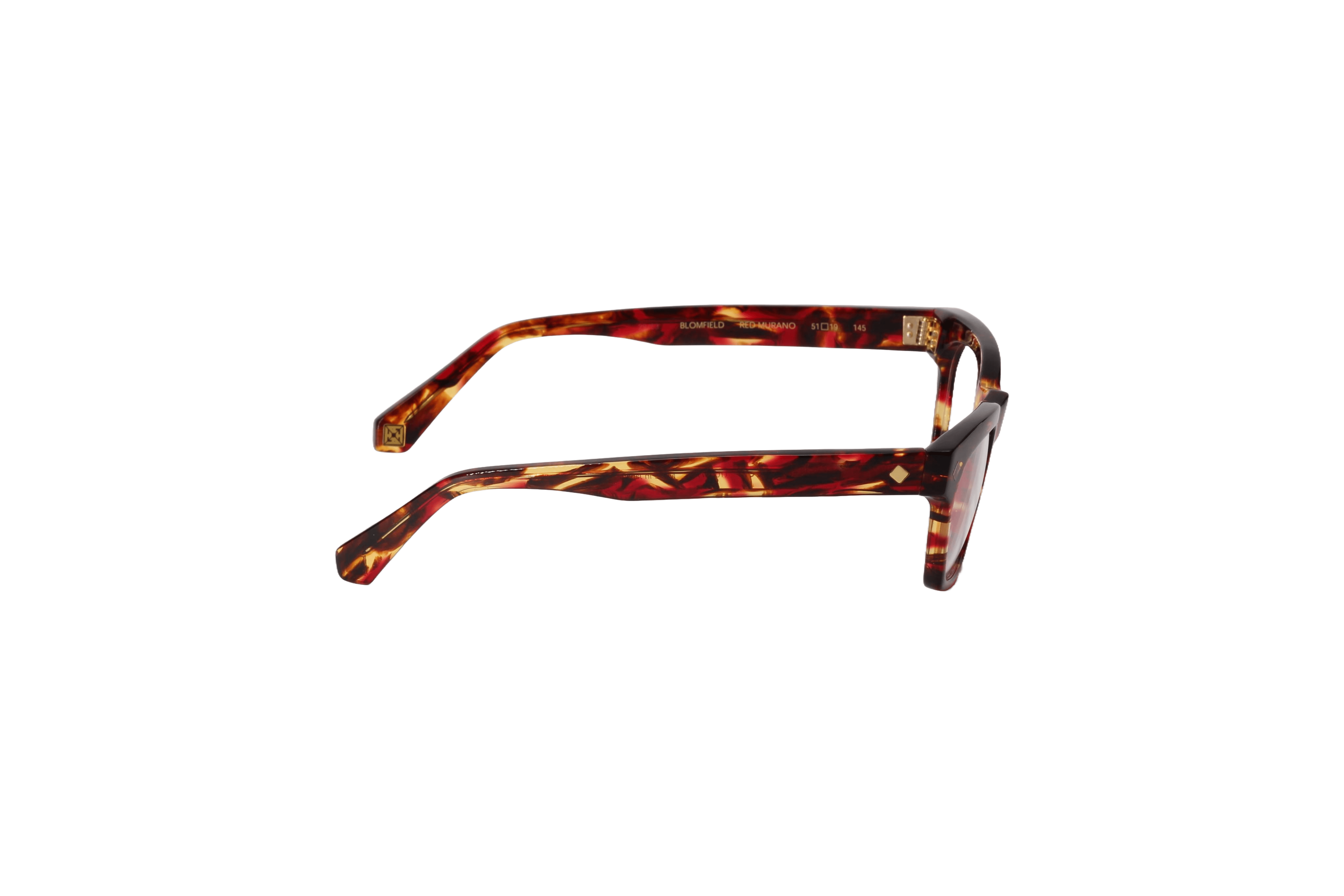 Hardy Amies Blomfield Red Murano Antique Optical glasses.